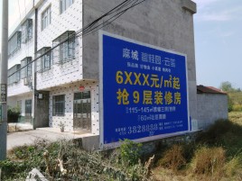 合江墙体广告质量分析