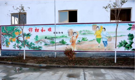 合江乡镇文化墙 乡风文明焕发新活力